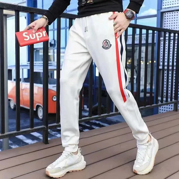 TMoncler Pants White Black Green